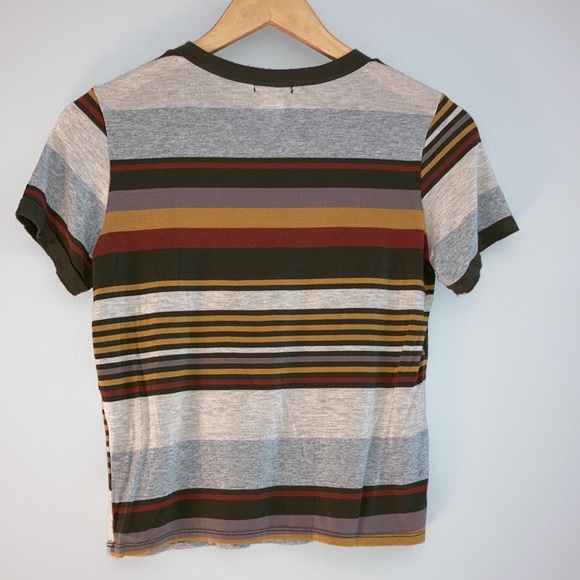 70s Vibed Stripped Shirt Vintage Look Size Small - Picture 3 of 3